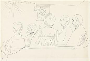 ERNEST FIENE (1894-1965) Group of Six Drawings.